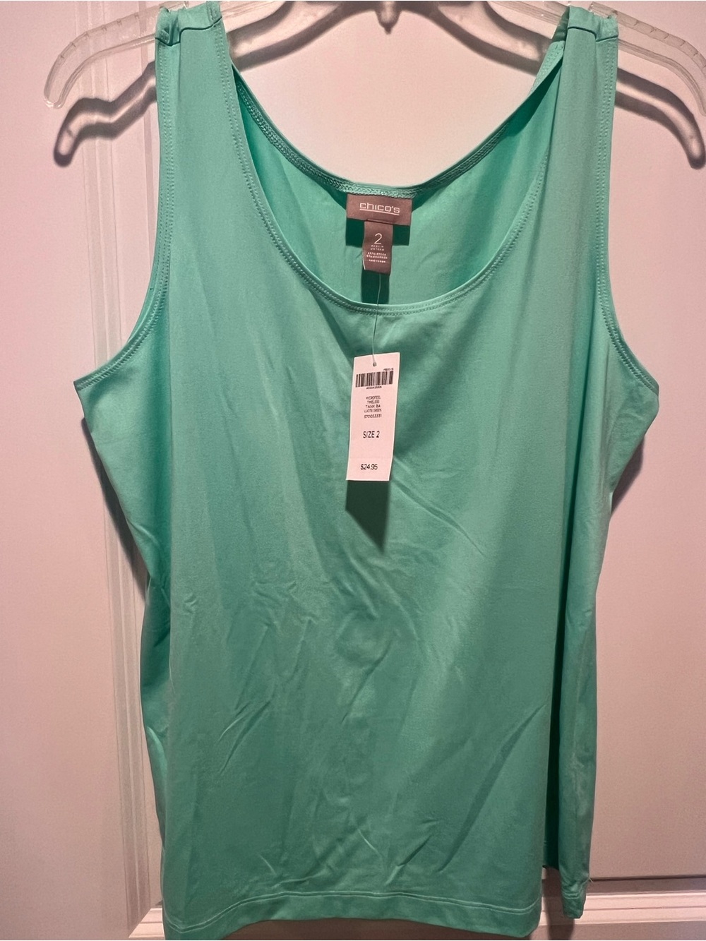 Chico’s Size 2 (L 12) NWT Sleeveless Top
Seagreen